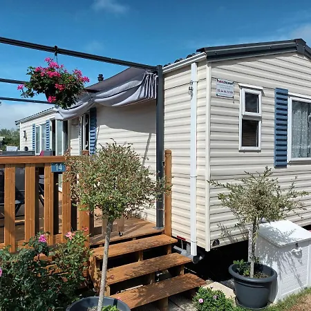 Kemp La Chanterie Agreable Mobil-home Residentiel Normand Saint-Pair-sur-Mer