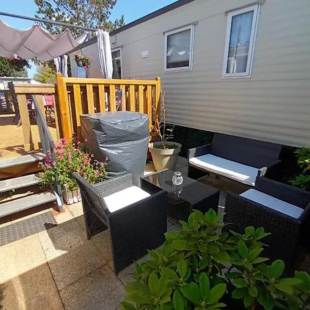 Kemp La Chanterie Agreable Mobil-home Residentiel Normand Saint-Pair-sur-Mer